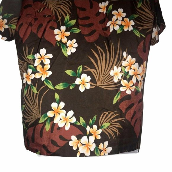 Hilo Hattie Lightweight Floral Hawaiian Shirt L - Picture 8 of 8